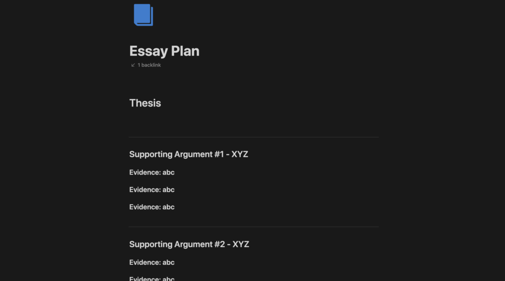 critical analysis essay structure law